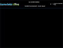 Tablet Screenshot of centerfoldsblog.com